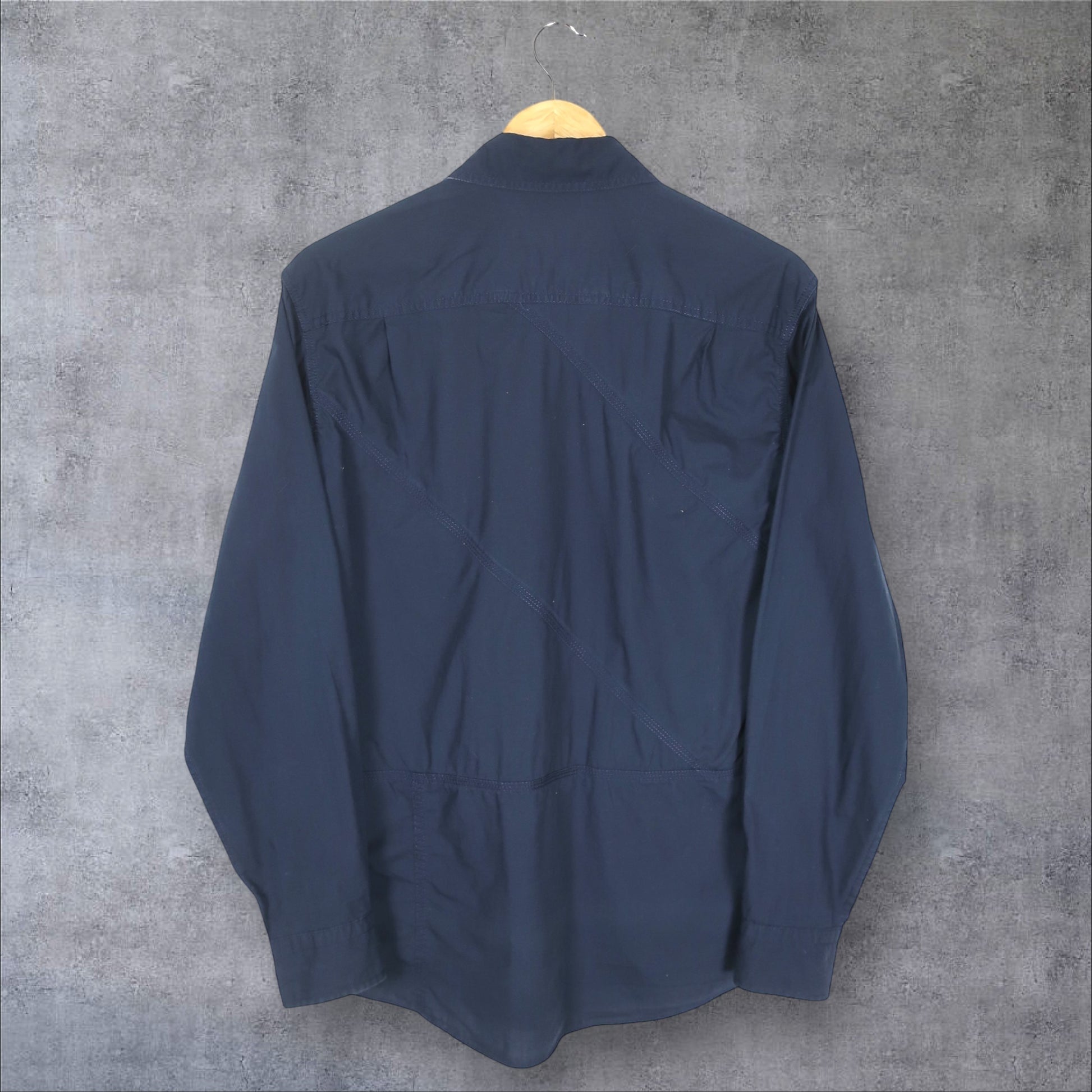 VINTAGE LONG-SLEEVE NAUTICA BUTTON-UP SHIRT - S