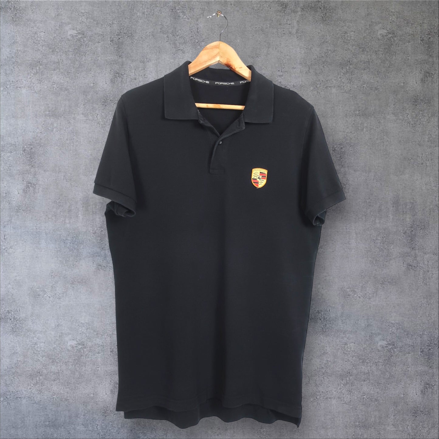 VINTAGE PORSCHE POLO SHIRT - S/M