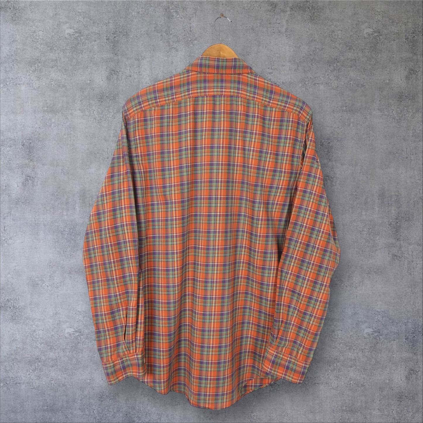 VINTAGE LONG-SLEEVE POLO RALPH LAUREN BUTTON-UP SHIRT - M/L