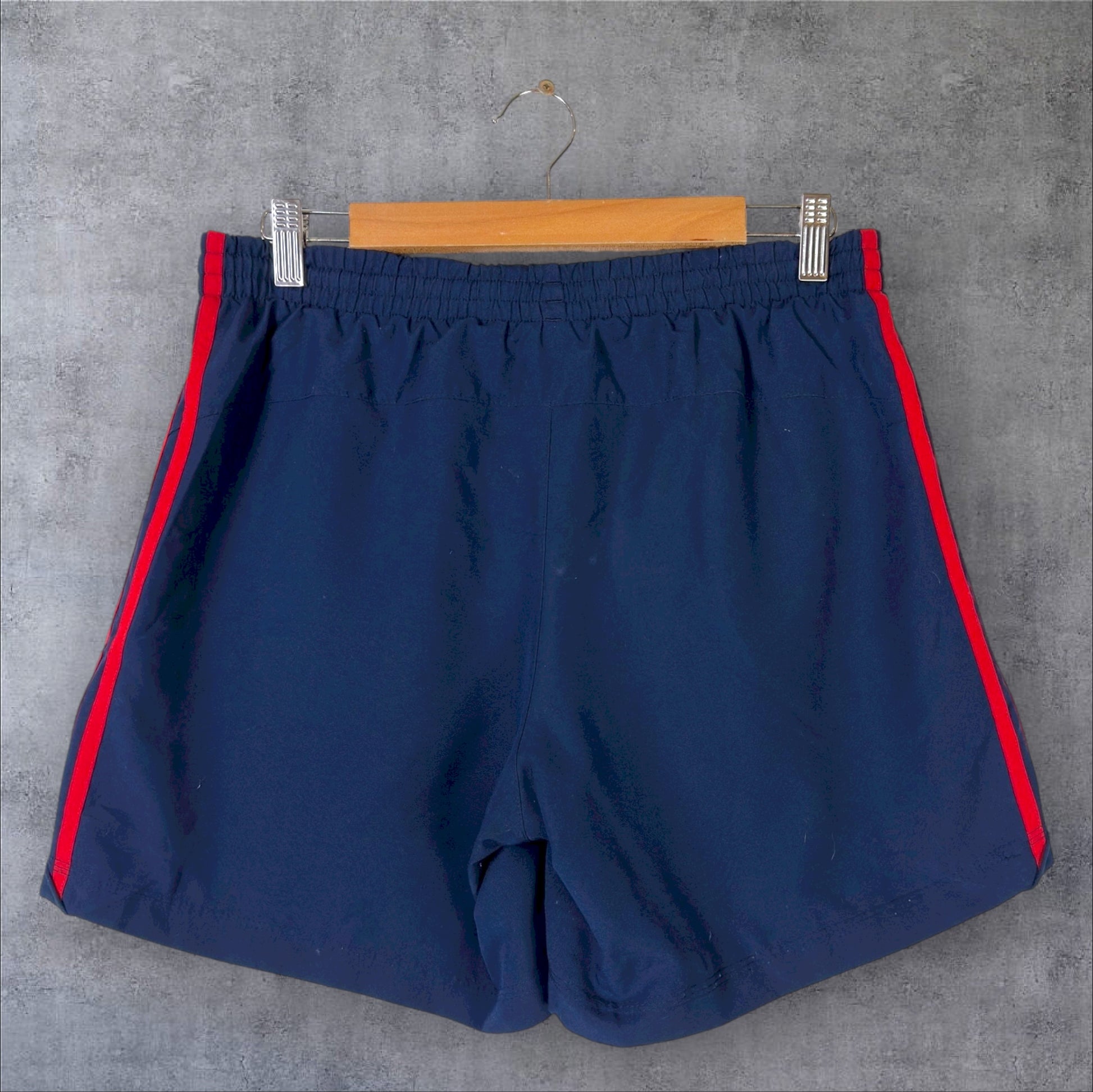 VINTAGE ADIDAS TRACK SHORTS - S