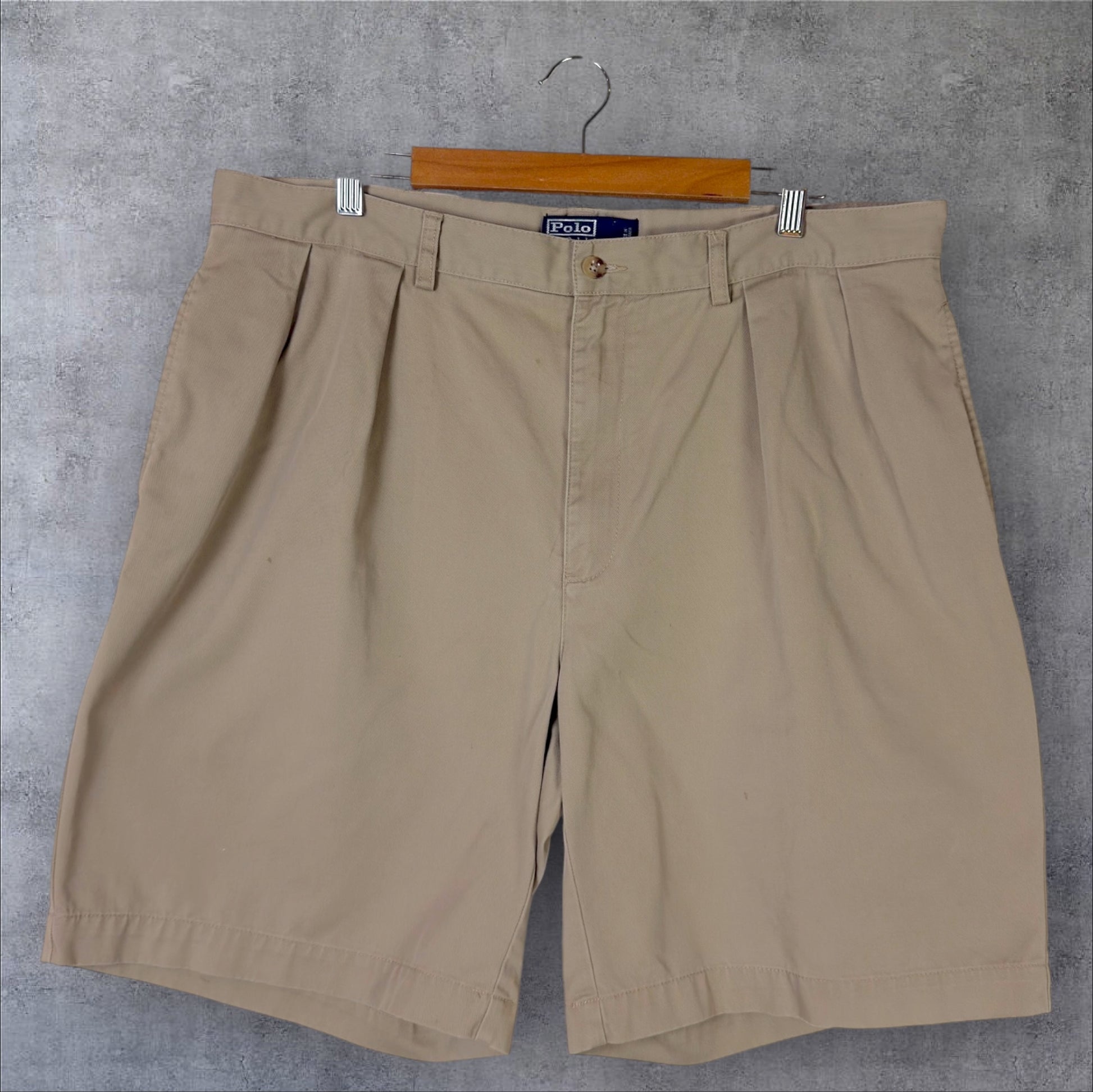 VINTAGE RALPH LAUREN TAILORED SHORTS - 38"