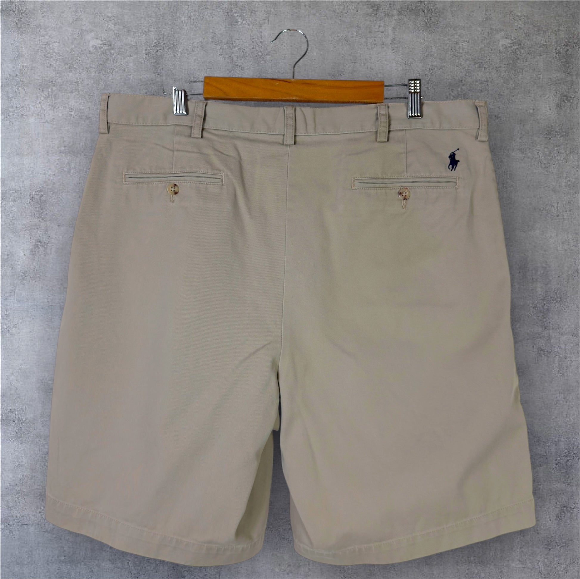 VINTAGE RALPH LAUREN TAILORED SHORTS - 38"