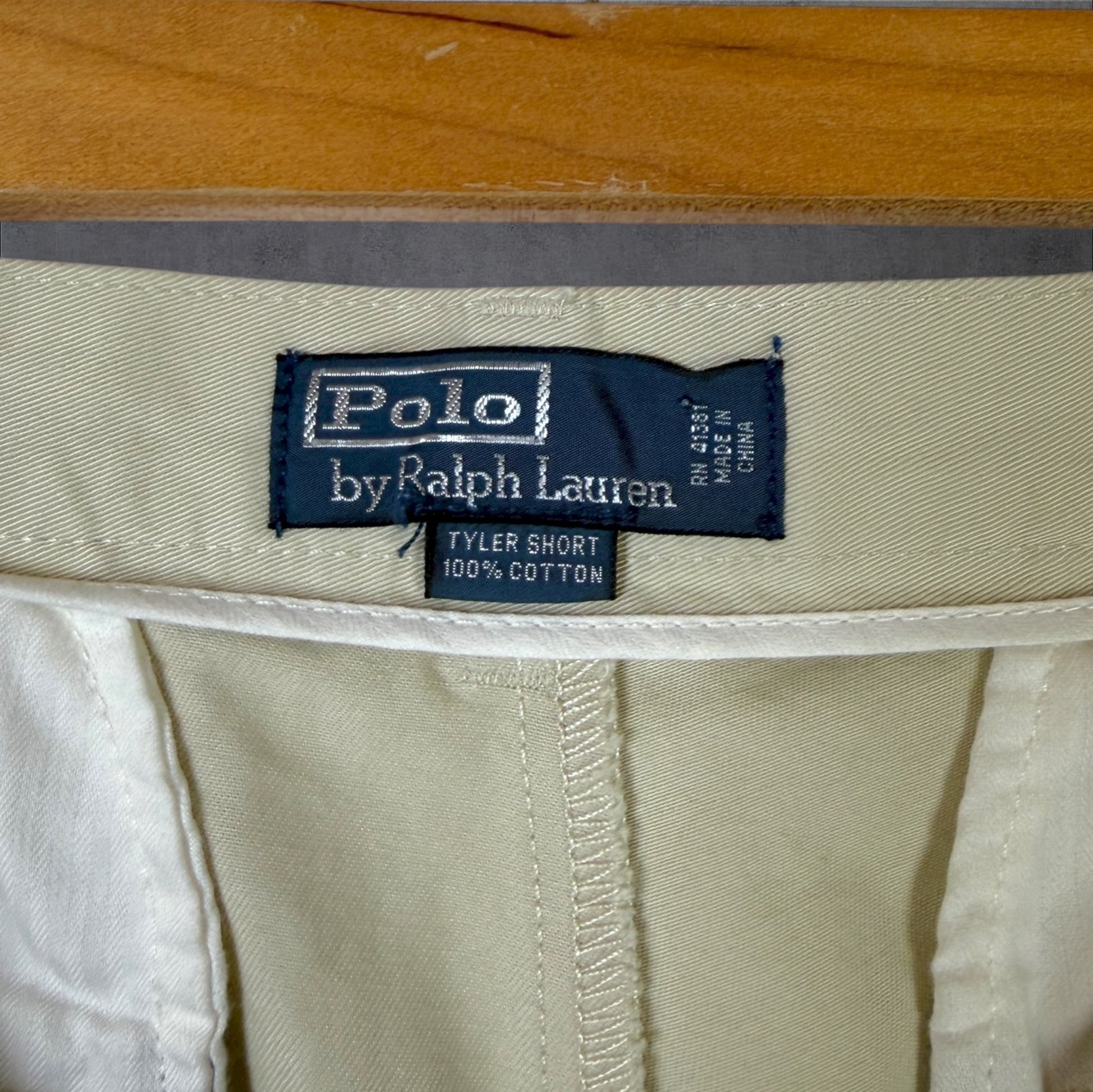 VINTAGE RALPH LAUREN TAILORED SHORTS - 33"