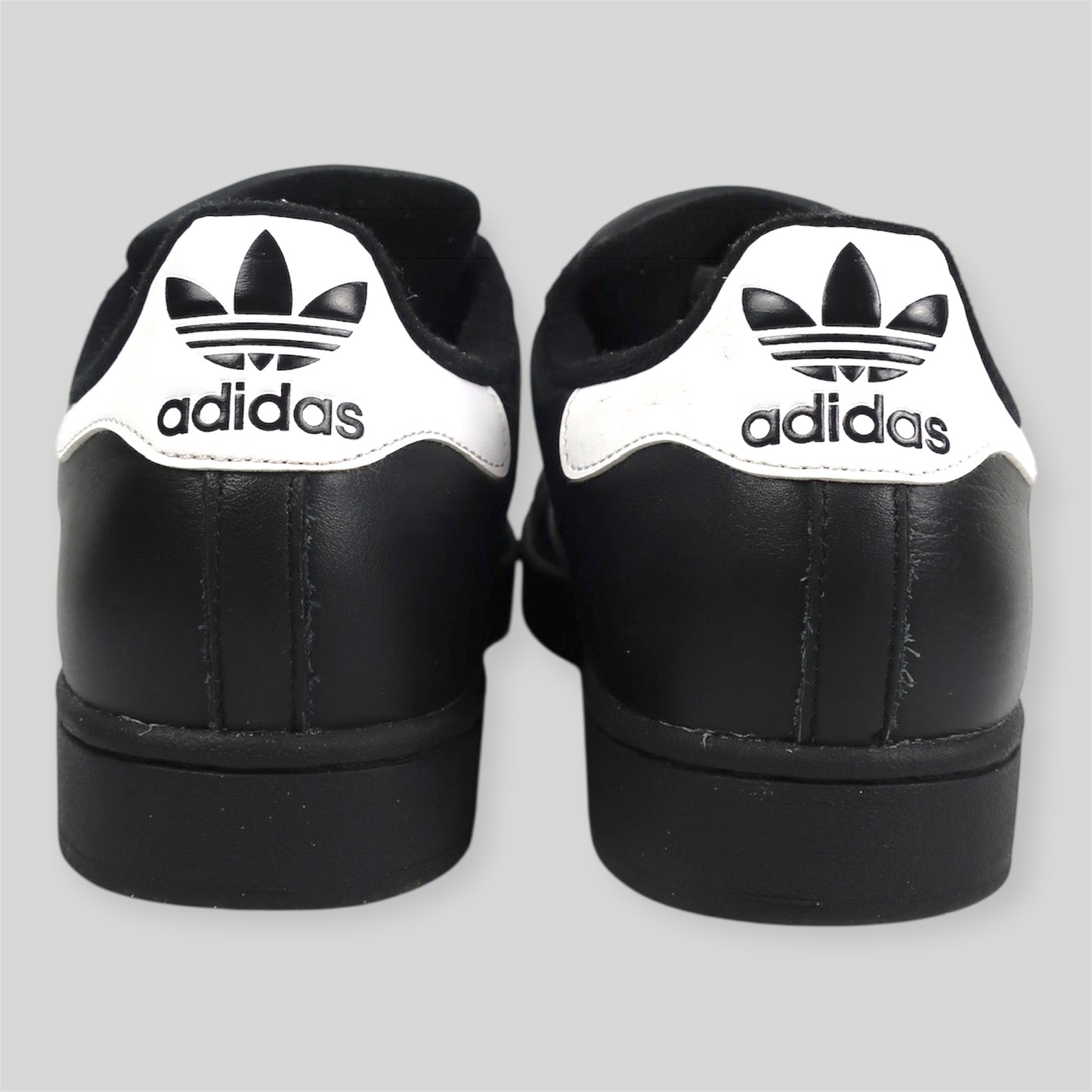 BLACK & WHITE ADIDAS SUPERSTAR II - SIZE 11