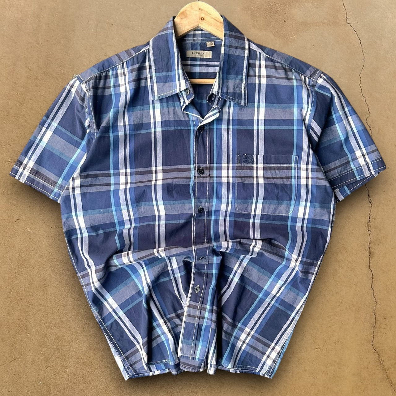 BURBERRY BUTTON-UP SHIRT - L/XL