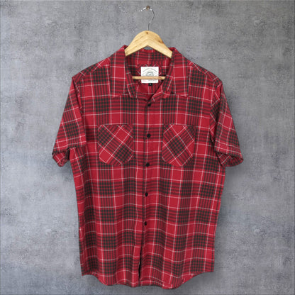 PIPING HOT BUTTON-UP SHIRT - M/L