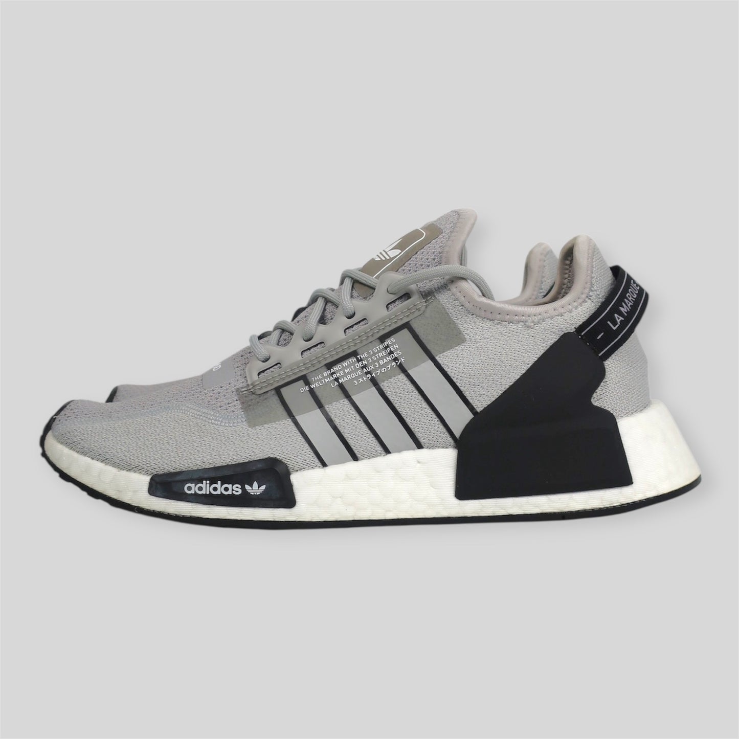 BRAND NEW GREY BLACK ADIDAS NMD R1 V2 - SIZE 8