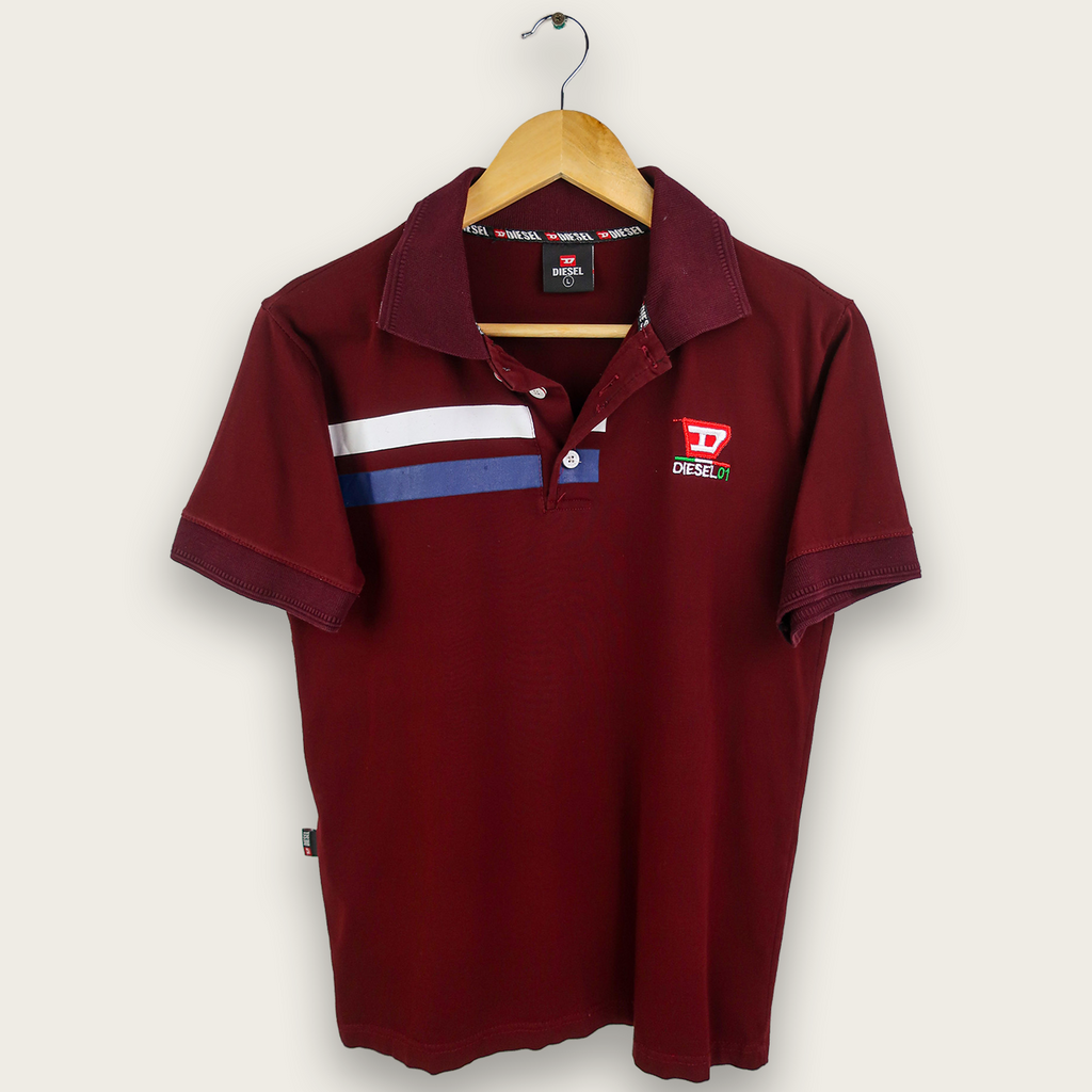 VINTAGE DIESEL POLO SHIRT - L