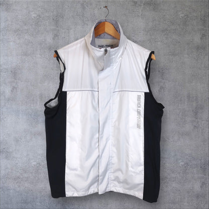 VINTAGE NAUTICA VEST JACKET - S/M