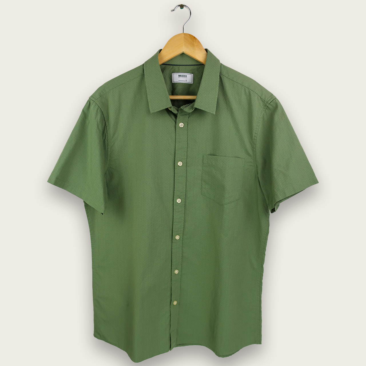 MADDOX BUTTON-UP SHIRT - L