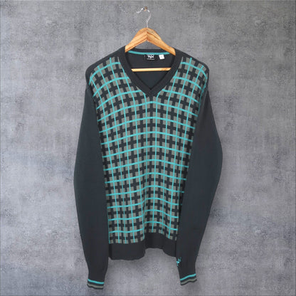 VINTAGE RIPCURL KNIT SWEATER - M