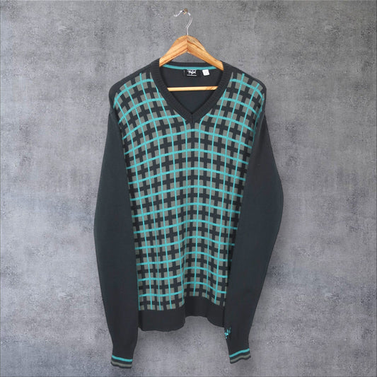 VINTAGE RIPCURL KNIT SWEATER - M