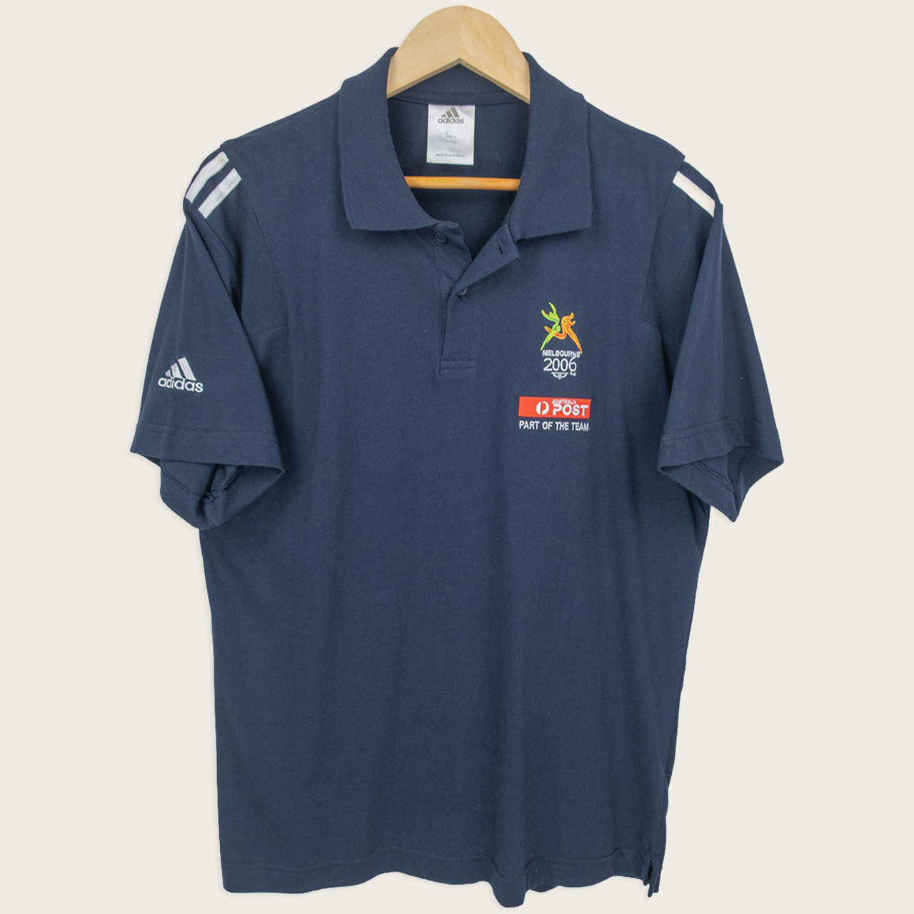 2006 Adidas Melbourne Commonwealth Games Polo Shirt - M