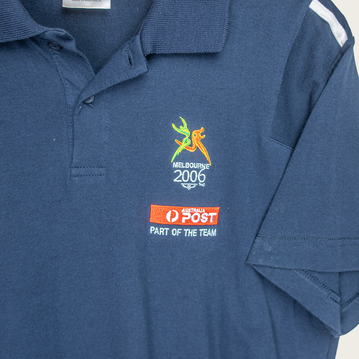2006 Adidas Melbourne Commonwealth Games Polo Shirt - M