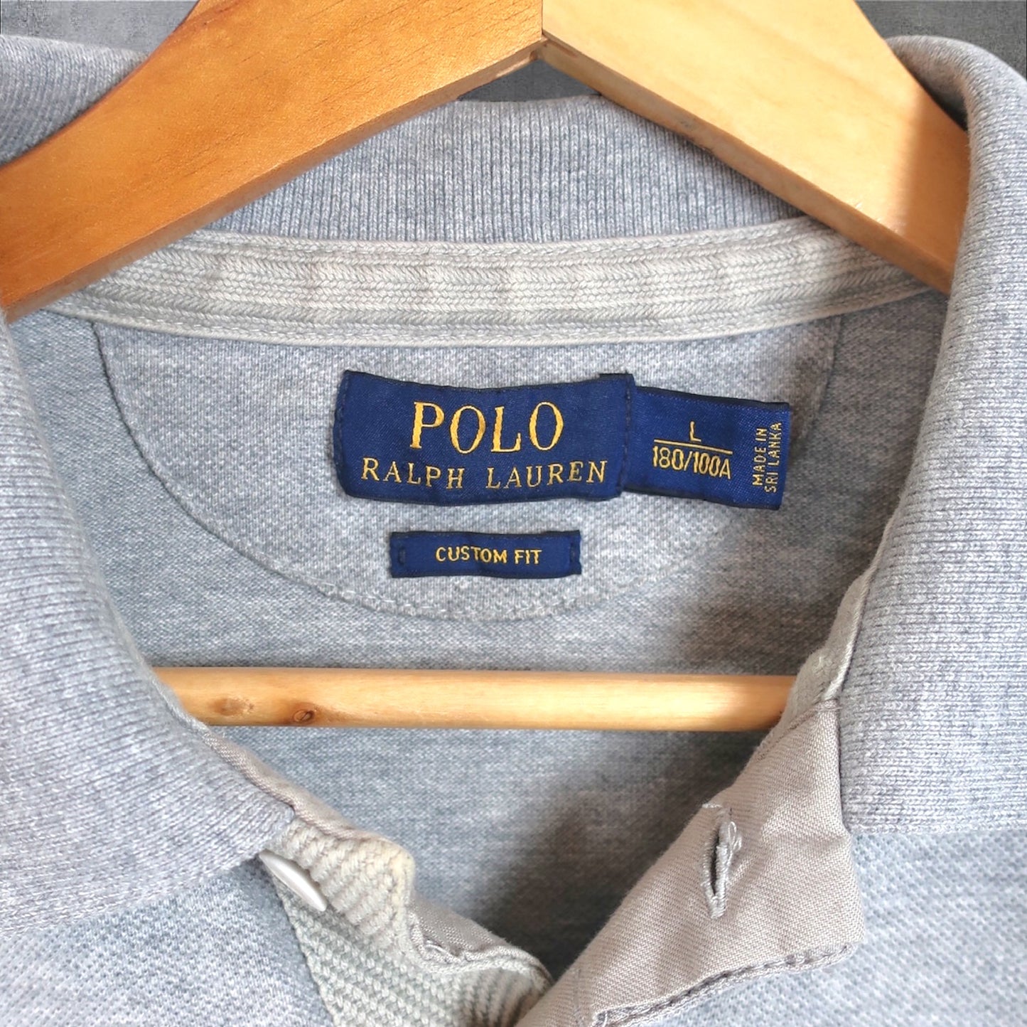 VINTAGE POLO RALPH LAUREN POLO SHIRT - L