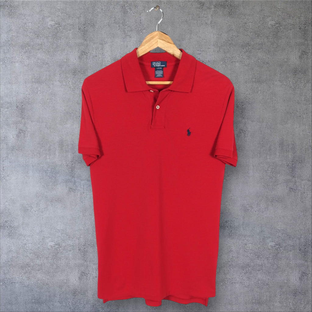 VINTAGE WMNS POLO RALPH LAUREN POLO SHIRT - L