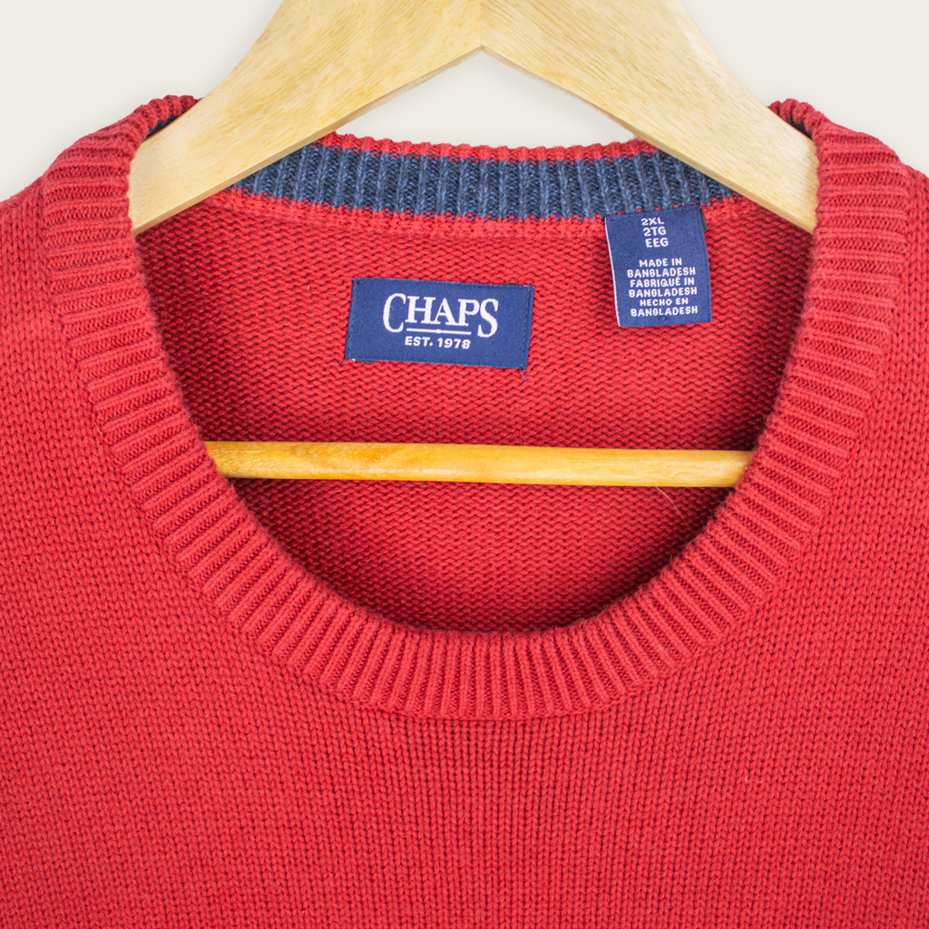 00's Chaps Knit Crewneck Sweater - XXL