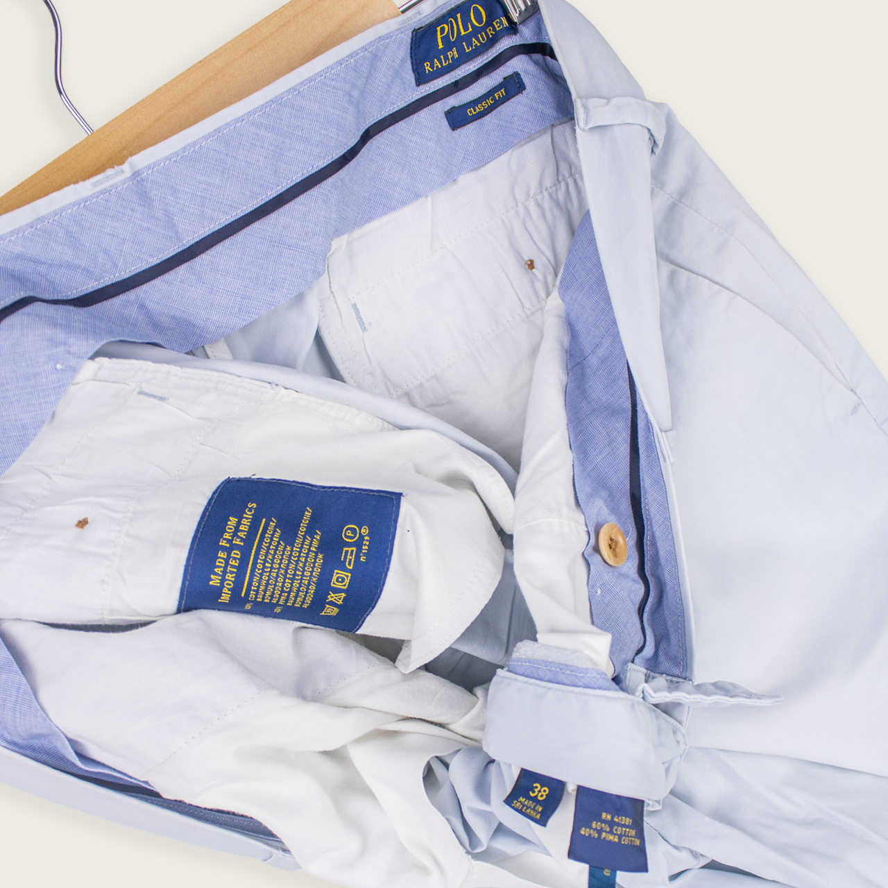 VINTAGE RALPH LAUREN SHORTS - 38"