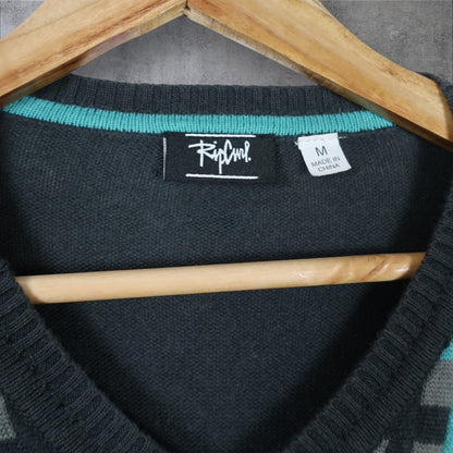 VINTAGE RIPCURL KNIT SWEATER - M