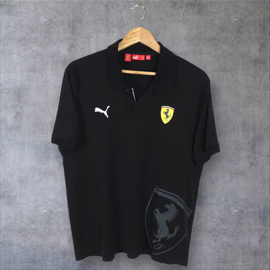 VINTAGE PUMA x FERRARI POLO SHIRT - M/L