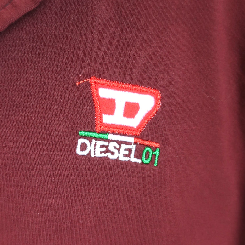 VINTAGE WMNS DIESEL POLO SHIRT - L