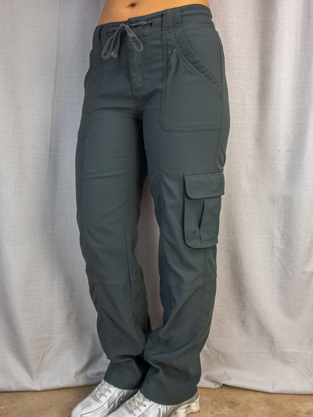 Y2K Nike ACG Cargo Pants - Charcoal Grey - Size 6
