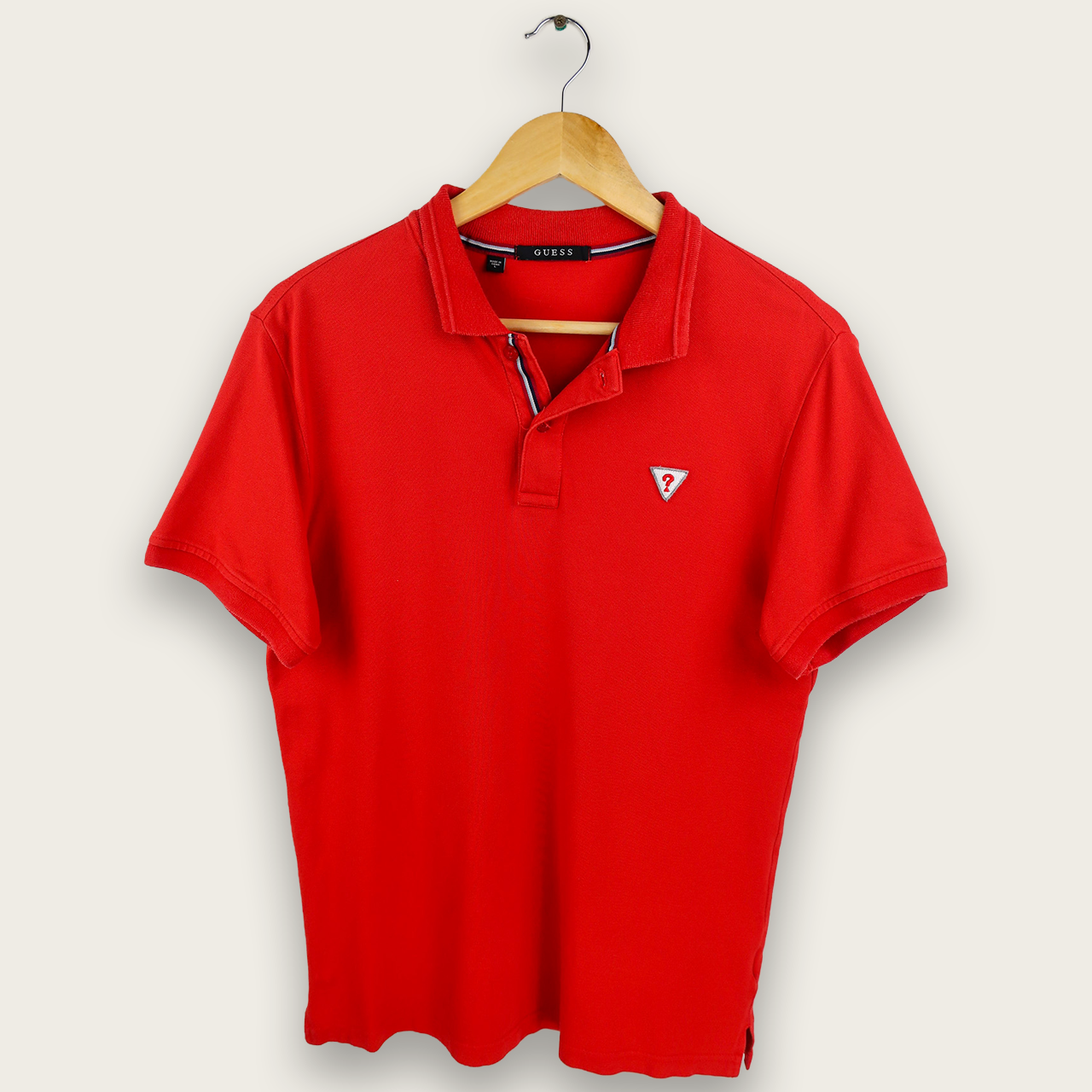 VINTAGE GUESS POLO SHIRT - L