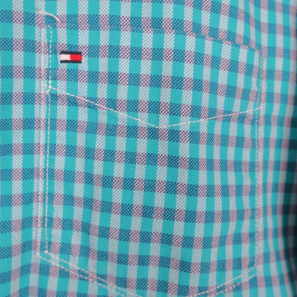 VINTAGE TOMMY HILFIGER BUTTON-UP SHIRT - XL