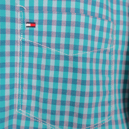 VINTAGE TOMMY HILFIGER BUTTON-UP SHIRT - XL