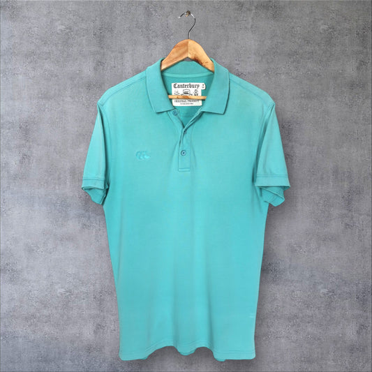 VINTAGE CANTERBURY POLO SHIRT - M