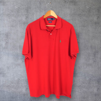 VINTAGE POLO RALPH LAUREN POLO SHIRT - XXL