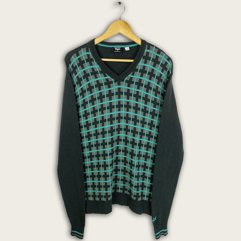 VINTAGE RIPCURL KNIT SWEATER - M