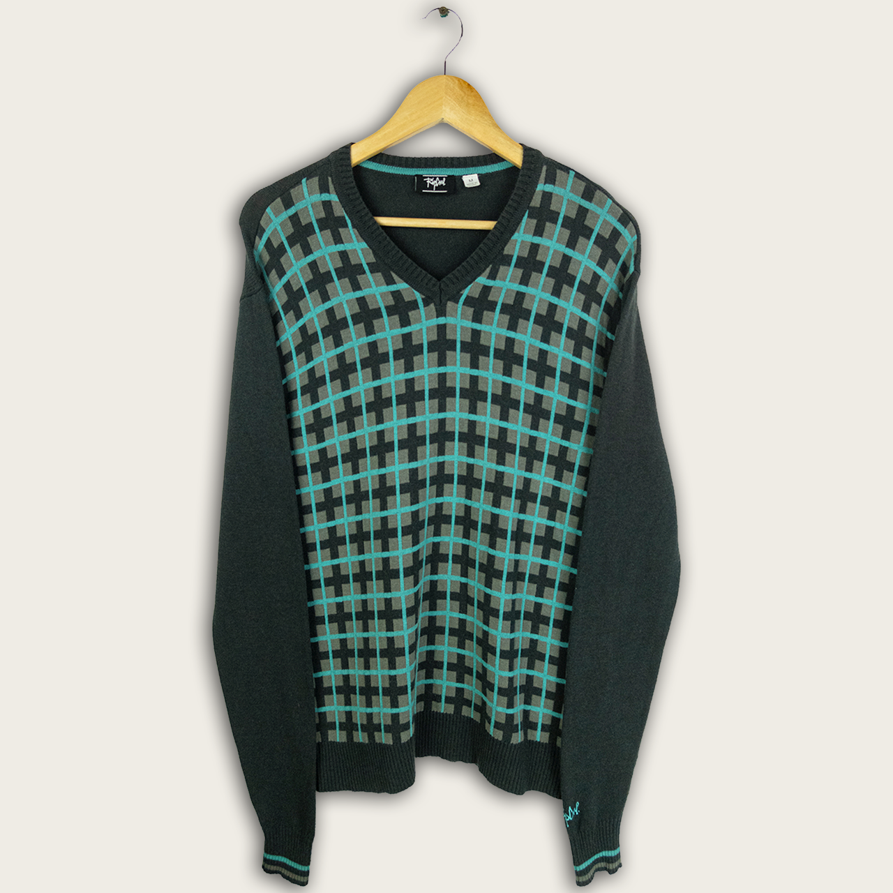 VINTAGE RIPCURL KNIT SWEATER - M