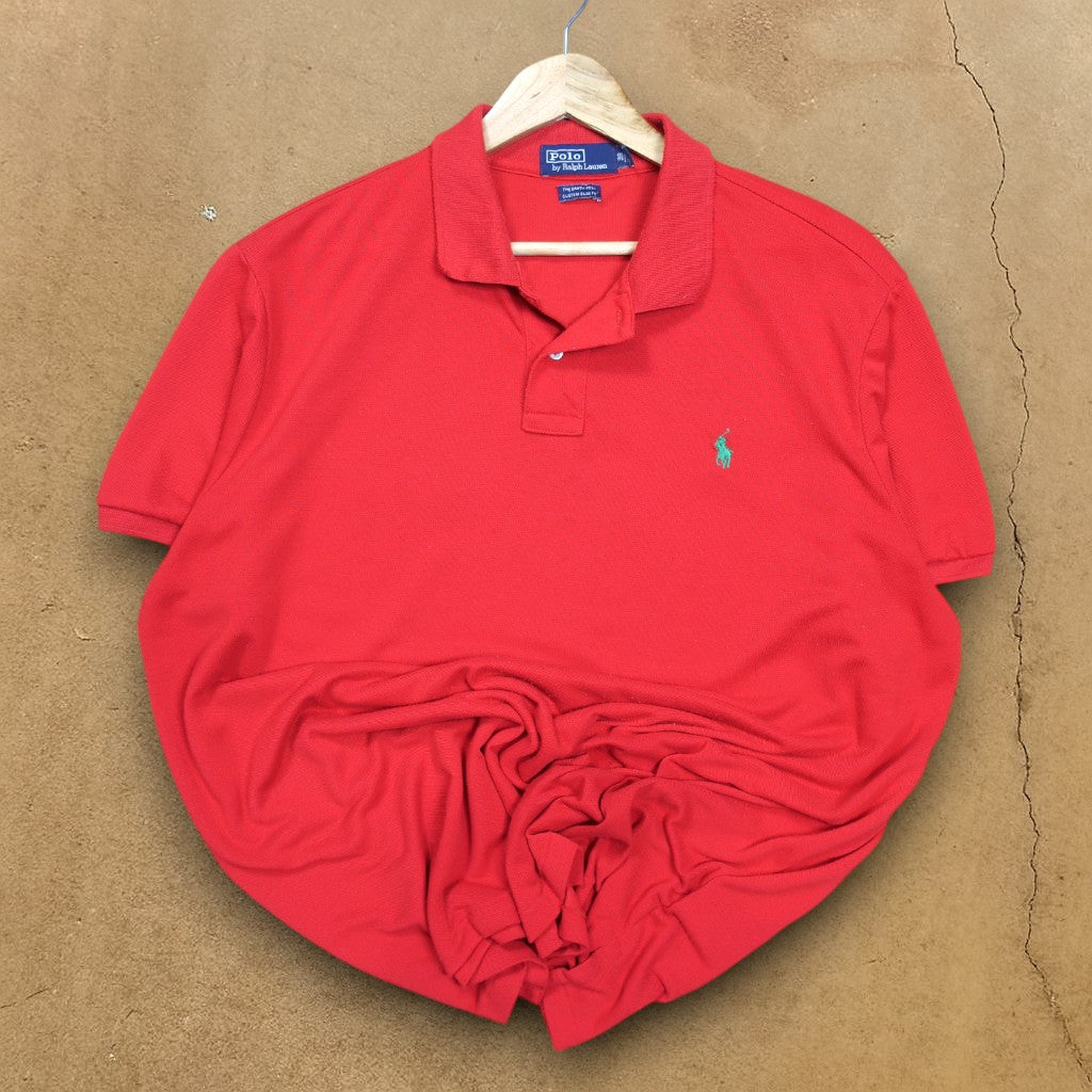 VINTAGE POLO RALPH LAUREN POLO SHIRT - XXL