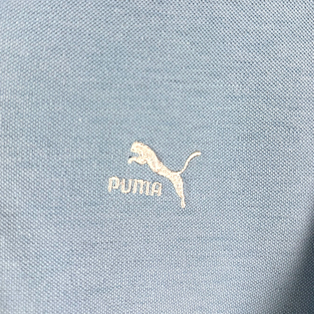 VINTAGE PUMA POLO SHIRT - M