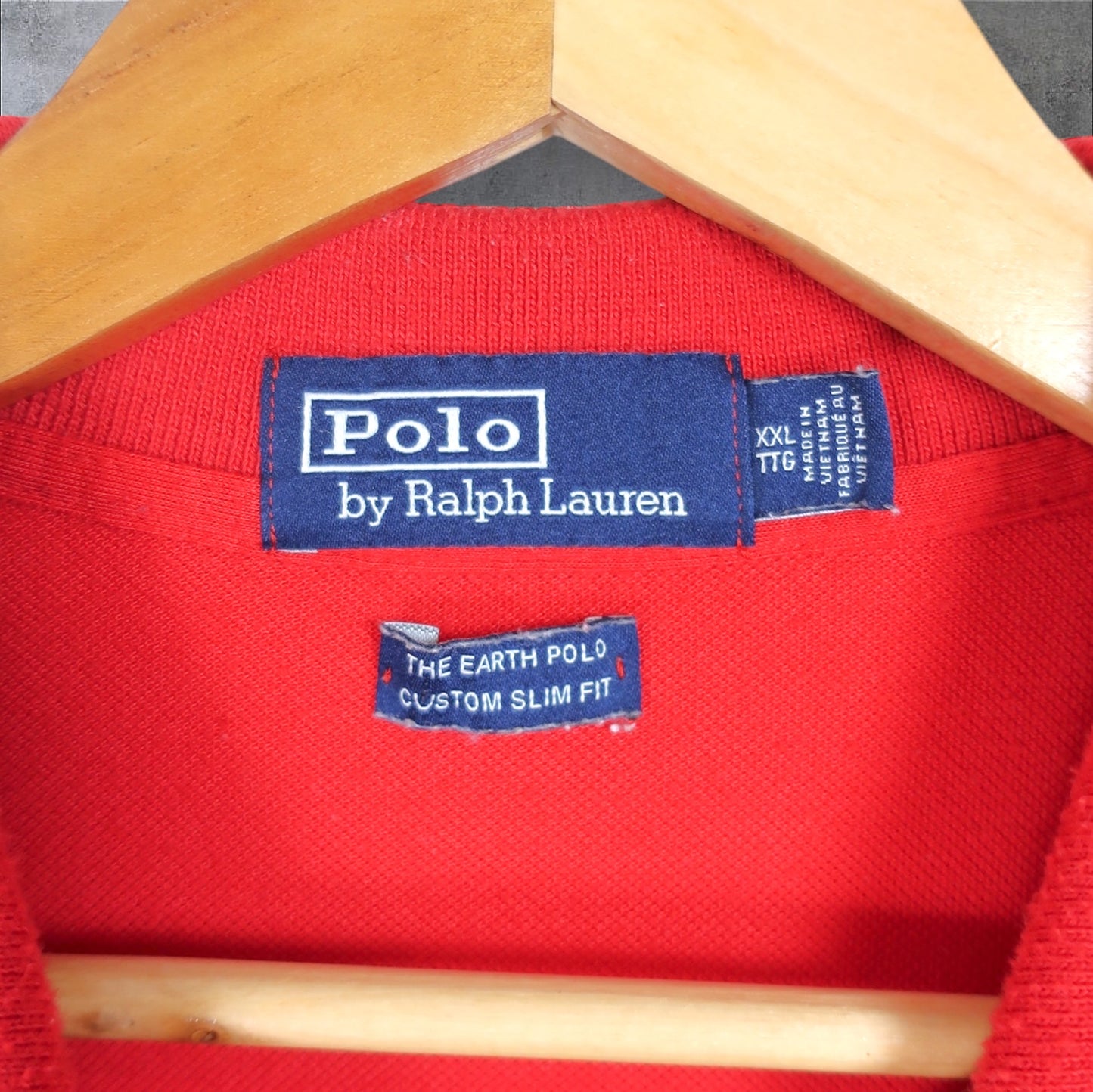 VINTAGE POLO RALPH LAUREN POLO SHIRT - XXL