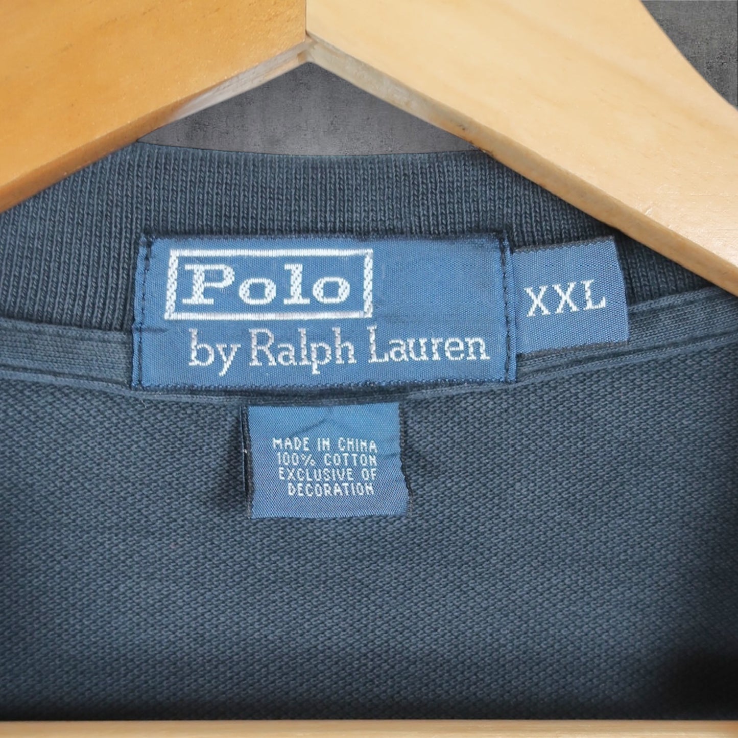 VINTAGE POLO RALPH LAUREN POLO SHIRT - XXL