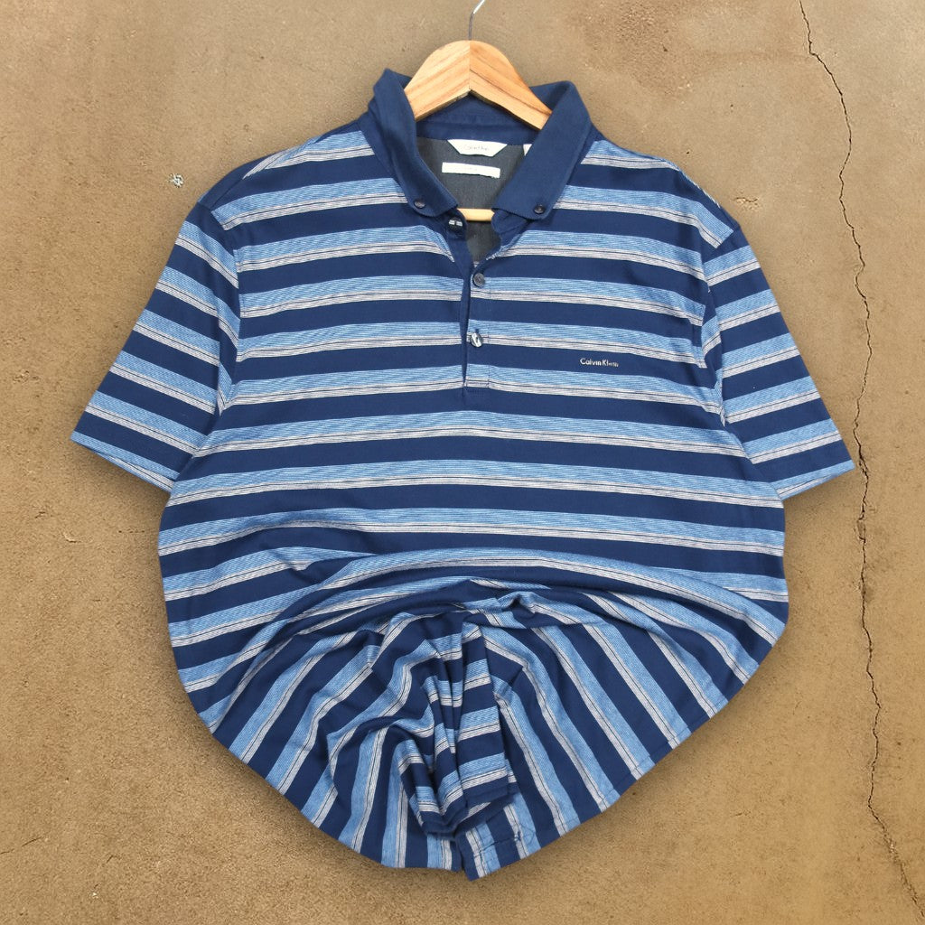 VINTAGE CALVIN KLEIN POLO SHIRT - L