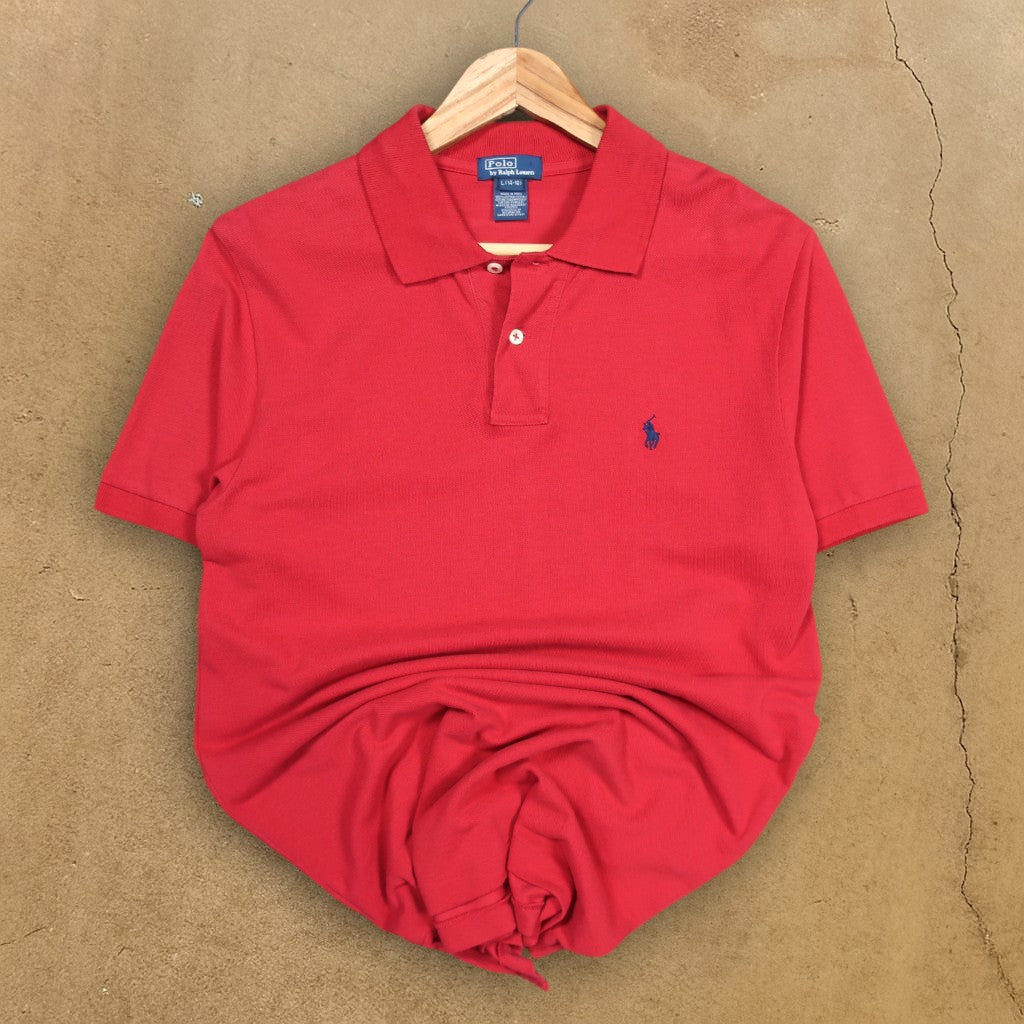 VINTAGE WMNS POLO RALPH LAUREN POLO SHIRT - L