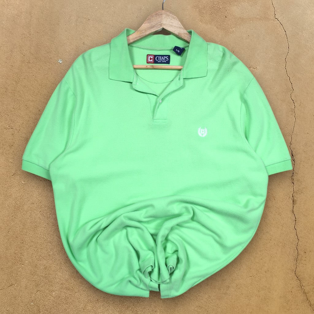 VINTAGE CHAPS POLO SHIRT - L