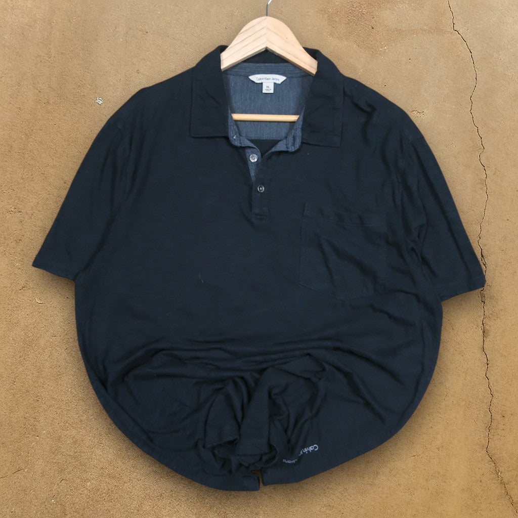 VINTAGE CALVIN KLEIN POLO SHIRT - L/XL
