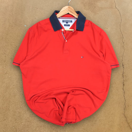 VINTAGE TOMMY HILFIGER POLO SHIRT - L