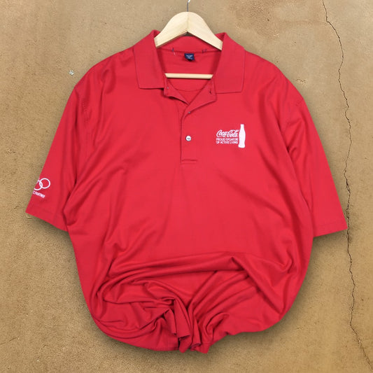 VINTAGE COCA COLA POLO SHIRT - XL