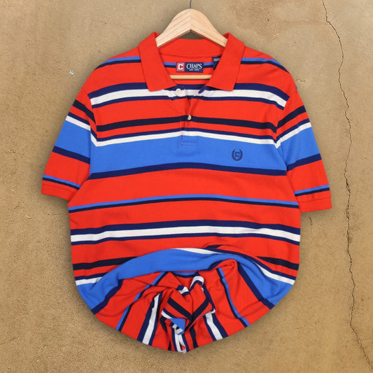 VINTAGE CHAPS POLO SHIRT - L