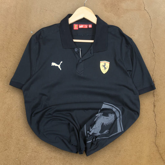VINTAGE PUMA x FERRARI POLO SHIRT - M/L