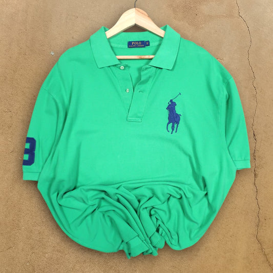 VINTAGE POLO RALPH LAUREN POLO SHIRT - XL