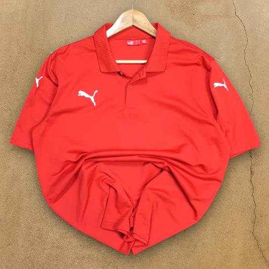 VINTAGE PUMA POLO SHIRT - L