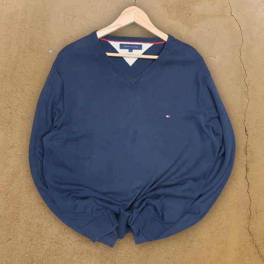 VINTAGE TOMMY HILFIGER KNIT SWEATER - L/XL