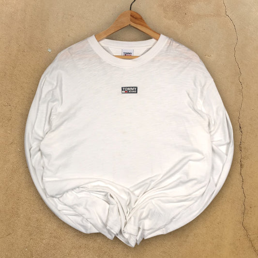 LONG-SLEEVE TOMMY HILFIGER T-SHIRT - L