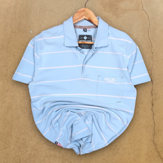 VINTAGE QUIKSILVER POLO SHIRT - S